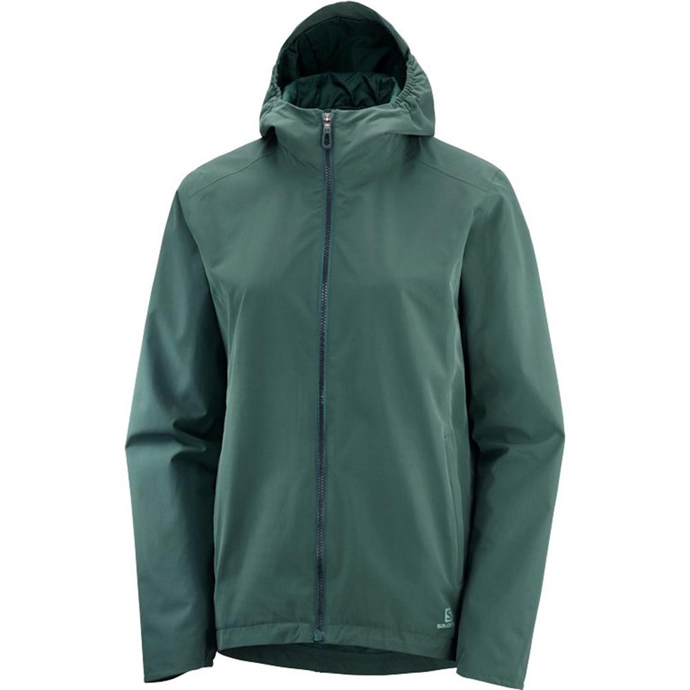 SALOMON COMET WP JKT W Philippines - Women's Jackets - Green | 852016-FYR